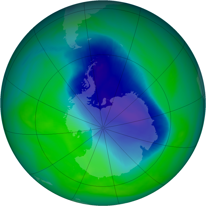 Ozone Map 2007-11-23